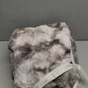 Cozy Bliss Faux Fur Throw Blanket for Couch, Fuzzy Soft Plush Thick Bubble Blanket for Sofa Bedroom Living Room, 50 * 60 Inches Tie-dye Taupe