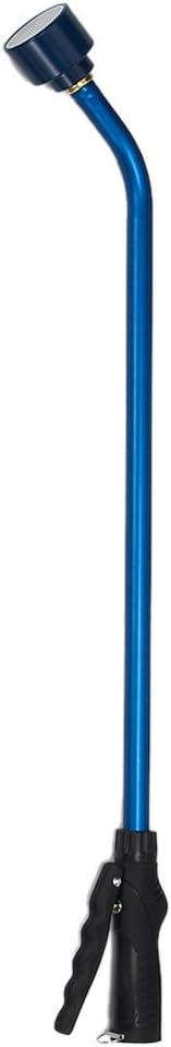 Dramm Touch-N-Flow Rain Wand  30 Long, Blue  Full Watering Flow with Trigger-Style Shut-Off Valve & Lock  High-Flow, Gentle Spray for Gardens, Hanging Baskets & Flowerbeds (30 Inch)