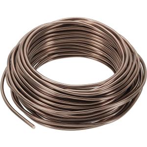 PATIKIL 3mm x 41ft Bonsai Training Wire,Floral Wire Stems Anodized Aluminum Tree Wire for Gardening Branch Fixing,Brown