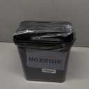 2 Gallon Swing Top Trash Can, Small Garbage Can with Swing Lid, Black