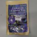 Butterfly Pea Flower Tea Bags - Gokarna Flower Tea, Transparent triangle teabag, Premium Dried Butterfly Pea Flowers, 100% Natural | No Sugar | No Caffeine | No Gluten | Vegan 2.82Oz (1) (EXP 10/28/26)