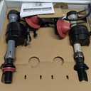 Fluidmaster K-400A-5004 Universal Toilet Fill Valve and 2 in. Toilet Flapper Repair Kit, 2- Pack
