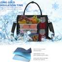 MIYCOO Lunch Bag Lunch Box Women - Leakproof Insulated Lunch Cooler Bag for Men Women - Large Lunch Tote Bags Adults, Black