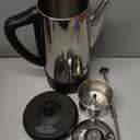 Elite Gourmet EC812 Electric 12-Cup Coffee Percolator with Keep Warm, Clear Brew Progress Knob Cool-Touch Handle Cord-less Serve, Stainless Steel