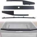 Tailgate Cap Molding Kit for F150 2015-2020, 2PCS Combined Cover Molding Trim Smooth Finish Integrated Flexible Flex Trim Step Top Protector Cover for Ford F150 2015-2020 Accessories