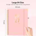 Jul 2026 - Dec 2027 Planner, Forvencer 18 Month Academic Planner 2026-2027, 8.5" x 11", Calendar Planner Weekly and Monthly, Daily Agenda Book, College School Supplies for Student Teacher, A4, Purple