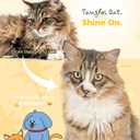 PETHROOM Silicone Cat Brush for Shedding Gentle Grooming & Relaxing Massage, Light Deshedding Tool, Removes Loose Fur & Dander, Safe for Sensitive Skin, Cats, Dogs & Rabbits