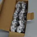 BESTTEN 10 Pack Single Pole Decorator Wall Light Switch, 15A 120/277V, Paddle Light Switch, On/Off Rocker Interrupter, UL Listed, White