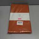 maxmill Weaved Texture Rectangular Tablecloth Water Resistance Antiwrinkle Spillproof Soft Fall Table Cloth for Dining Room, Thanksgiving Parties and Halloween Holiday Dinners, 60 x 108 Inch, Rust