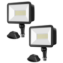 EDISHINE 10000LM LED Flood Light Outdoor,2 Pack 73W Outdoor Security Light, 5000K Daylight White, IP65 Waterproof Flood Lights for Garage, Backyard, Patio, Garden, Porch, Stair