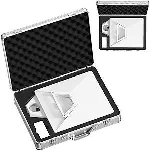 Starlink Mini Case, Aluminum Alloy Travel Suticase with Precision Form for Starlink Mini Dish, Kickstand, Pipe Adapter and Accessories