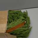 20.8" Christmas Teardrop Swag with Velvet Ribbon Bow Rustic Vintage Bell Artificial Norfolk Pine Needle Wreath for Window Mirror Outdoor Wall Front Door Mantle Decor (Khaki, Green, Burgundy)