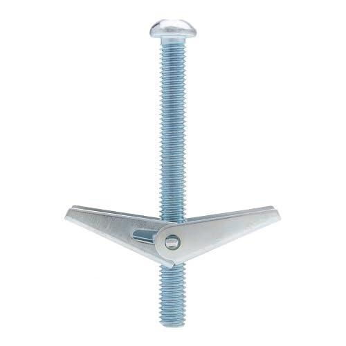 HROMIGRY 3/ 8"x3" Toggle Bolts (36 Pcs) 3/ 8 inch Wall Anchors for Drywall Heavy Duty, Butterfly Anchor Bolt for Hollow Wall, Sheetrock, Ceiling