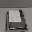 Uniclife Black Medicine Lock Box with Combination Lock 13 L Large Locking Medication Box Lockable Storage Box for Personal Items Phones Food & Snacks Stackable Fridge Lock Box for Home Office