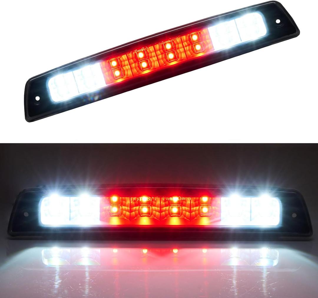 Third 3rd Brake Light LED for 1994-2001 Dodge Ram 1500, High Mount Rear Brake Lights Assembly for 94-02 Ram 2500 3500, Waterproof Center Cab Cargo Lamp Stop Light