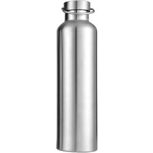 Stainless Steel Vacuum Insulated Water Bottle 34/25/20/17/12oz 18/8 for Hot and Cold Drinks, Double Walled, Leak Proof (Silver(34oz)) Stainless Steel Vacuum Insulated Water Bottle 34/25/20/17/12oz 18/8 for Hot and Cold Drinks, Double Walled, Leak Proof (Silver(34oz))