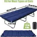Tuphen Cot Mattress Pad-Cot Pads for Camping, Cot Mattress Topper, Camping Mattress Sleeping Pad 75"x30" Soft Lightweight Quilted Pads for Camp Cot/RV Bunk/Narrow Twin Beds