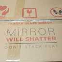 HOMECOOKIN Wood Bathroom Mirrors for Wall Mounted, 24" x 36" Rustic Wood Frame Wall Mirrors Decorative for Living Room or Bedroom Vanity Mirror (DH) A