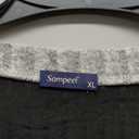 Sampeel Womens Tops Long Sleeve Shirts Lightweight Sweaters Loose Fit Crewneck Color Block Fall Fashion Outfits (X-Large, Black)