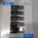 PNY 64GB Attach X USB 3.2 Gen 1 Flash Drive, Advanced Performance Up to 130MB/s Read, Everyday Data Store & Transfer, Reliable Portable Storage, Durable, Type-A, Computers, Laptops, Desktops, 5-Pack