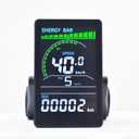 Ebike Display, UART No. 2 Protocol, 24V-60V Colorful Acrylic Cycling Computer with Charging Port for Mobile Devices, Ebike LCD Display to Enrich Cycling Journey