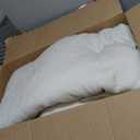 PHF Cotton Muslin Comforter Set King Size, Ultra Soft, Breathable & Lightweight All-Season Bedding, Filling: 100% Polyester, 3 Pieces with 1 Comforter 104"x90" and 2 Pillow Shams 20"x36", Natural