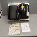 Cold Press Juicer, 5.5inch Wide Feed Chute Juicer Machine, Slow Masticating Juicer for Whole Vegetables & Fruits, Black