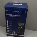 SHARDOR Professional 64mm Burr Coffee Grinder with 100 Grind Settings and All-Metal Chamber, Coffee Bean Grinder with Adjustable Electronic Timer and LED Display, Anti-Static,Black