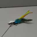 Interactive Cat Toys for Indoor Cats: Upgraded 360 Automatic Spin Flying Bird Feather Wand with Silicone Protected Rod Safe Play, Strong 8cm Suction Cup, USB-Rechargeable for Bored Kittens and Adult (White)