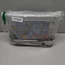 Fake Motion Fish Tank Mini Aquarium, Artificial Tropical Decorative Lamp Night Light with Moving Fish, Gift for Kids(US Plug)