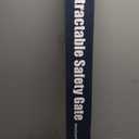 Retractable Safety Baby Gate or Mesh Dog Gate,Durable Portable Mesh Retractable Gate,Easy to Use for Stairs, Doorways, Hallways, Indoor, Outdoor, 33.5" Tall, Up to 45" Wide, White