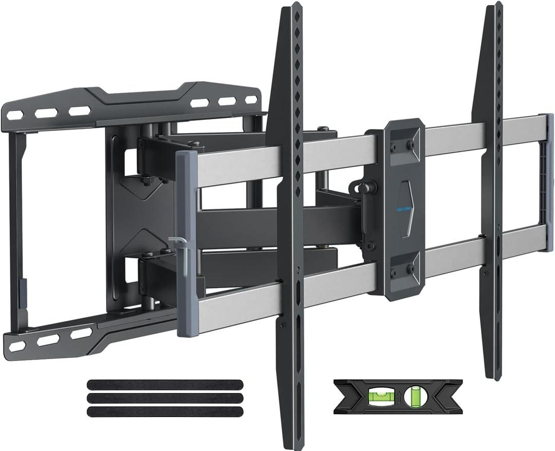 Weatherproof Outdoor TV Mount for 47-90 inch TV, Full Motion TVs Wall Mount TV Bracket with Smooth Swivel Tilt Extension Leveling, Hold Tv up to 132lbs, Max VESA 600x400mm by USX STAR