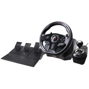SUBSONIC - Superdrive GS850-X Steering Wheel - Racing Wheel 270 Rotation, Pedals, Gear Shift Paddles and Shifter - Adjustable Vibrations For Xbox Series X/S, PS4, Xbox One - Black