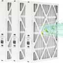 3 Packs,X6670 16x 25x 5 Merv 13 Filter Compatible with Lennox X6670,HCF16-11,HCF16-10,HCC16-28 and Honeywell FC100A1029, Foldable Design (Actual Size: 15.75 x 24.75 x 4.38in)