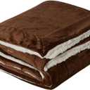Alpine Fleece Oversized Mink Sherpa OS CHOCOLATE