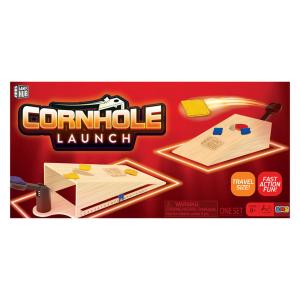 Games Hub Mini 2-Player Cornhole Launch Table Top Game