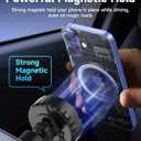 25W for MagSafe Car Mount Charger with Cooling Fan, Qi2.2 Magnetic Car Phone Holder for iPhone, 360 Adjustable Fast Wireless Cars Charging for iPhone 17/16/15/14/13, Air Vent & Dash Mount