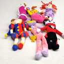 The Amazing Digital Circus Plush,11.7" Jax Plushies Toy Gift, Cute Stuffed Figure Doll for Kids 6 Pack