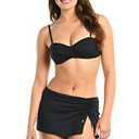 La Blanca Women's Island Goddess Swimsuit Top, Black, 10