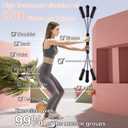 Elastic Fitness bar, Weight bar, Core Strength Training, Arm Twister, Home Gym Workout, Suitable for Men, Women Body Shaping and Fat Burning Training
