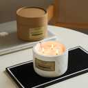 Scented Candles for Home - 100% Natural Soy Candles with Healing Crystals - Perfect Candles for Women and Candles for Men - Candles for Home Scented with Crystals and Healing Stones Included