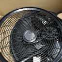 Lasko Pedestal Fan, Oscillating Fan for Bedroom with Adjustable Height and 3 Cooling Speeds, Portable, 18", Black, 1827