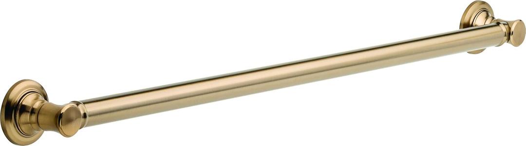 Delta Traditional (1-Pack) 36' Shower Grab Bar ADA Compliant Champagne Bronze 450 lb Capacity Bathroom Safety Handle for Shower, Bathtub | Wall Mounted Balance Assist, Handicap Grip 41636-CZ