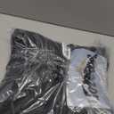 Deconovo Blackout Curtain Panel  Solid Grommet Top, Thermal Insulated & EnergySaving, MachineWashable Room Darkening Window Treatment for Bedroom & Living Room, 1 Panel, Black, 42W x 63L