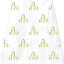 SwaddleDesigns Muslin zzZipMe Sleeping Sack, for Baby Boy and Girl, Wearable Blanket with 2-Way Zipper Size 6-12 Months