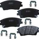 Bendix Premium SBC1847 Ceramic Front Brake Pads for Hyundai Elantra 2018-2017, Elantra 2020, Tucson 2021-2016, Kia Sportage 2020-2017, Sportage 2024