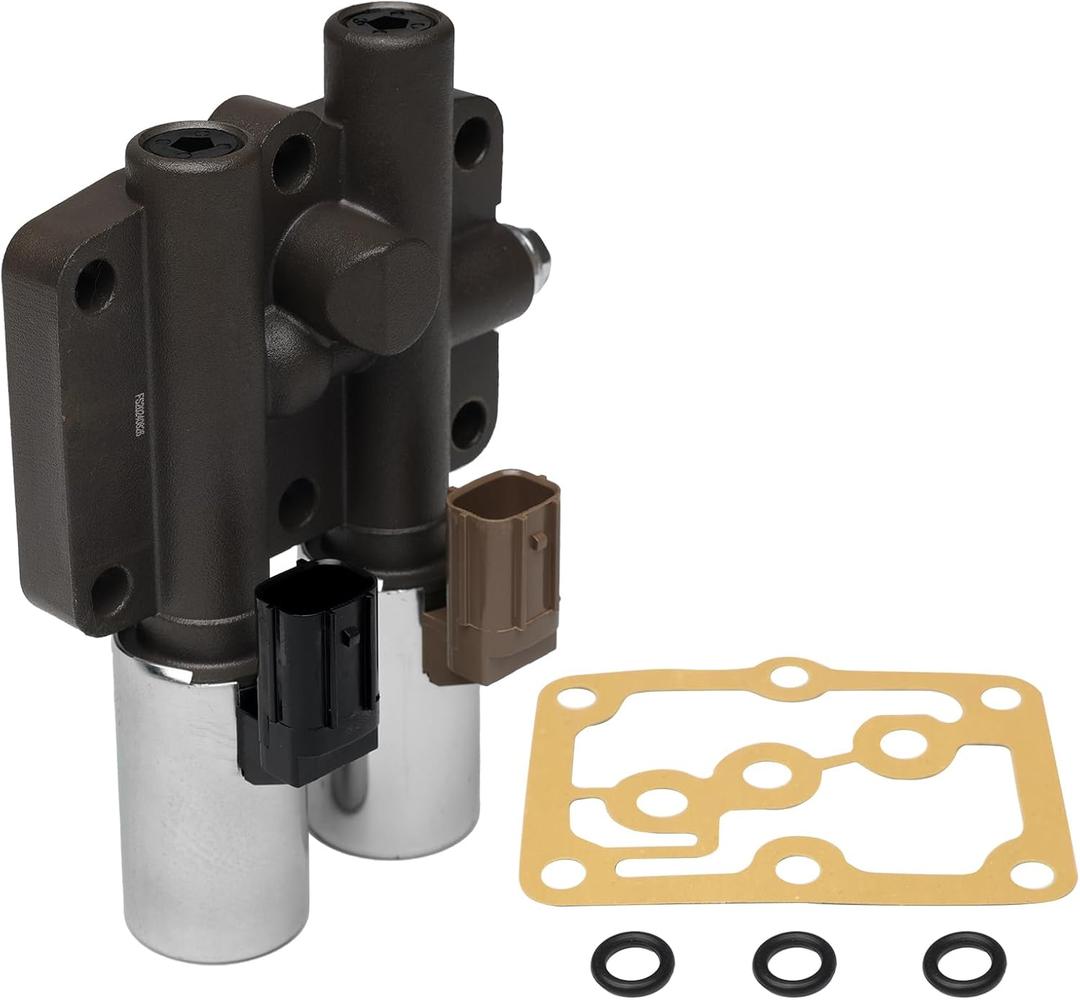 Transmission Dual Linear Control Shift Solenoid - Compatible with Honda Vehicles with 2.2L L4, 2.3L L4, 3.0L V6, 3.5L V6 - Accord, Odyssey, Pilot, Prelude - Replaces Part 28250-P6H-024, 28250-P6H-004