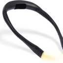 Book Light, 3-Color & 9-Brightness Reading Light, Bendable Neck Light, 80-hr Lasting Rechargeable Lamp, Perfect Book Light for Reading in Bed, Knitting, Camping (Black, Classic)