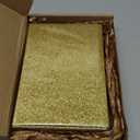 MillaSaw Invitation Cards Wedding Anniversary Invite Envelop Easy DIY Greeting Cards 25pcs (Glittery Gold)