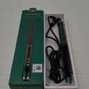 Mini Thermal Round Brush, 1/2 Inch Barrel Volume Heat Styling Brush for Men and Women Short Thin Curly Straight Hair, Heated Curling Iron,12 Temperature Setting (1.1 Inch with Bristles)